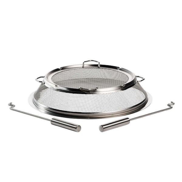 29.5 in. Stainless Steel Spark Shield for use with Canyon Fire Pit