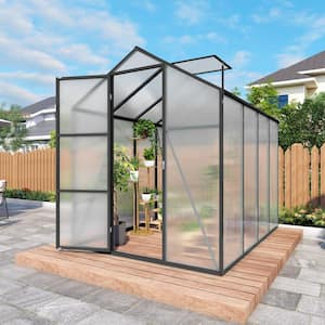 100 in. W x 75 in. D x 80 in. H Polycarbonate Greenhouse