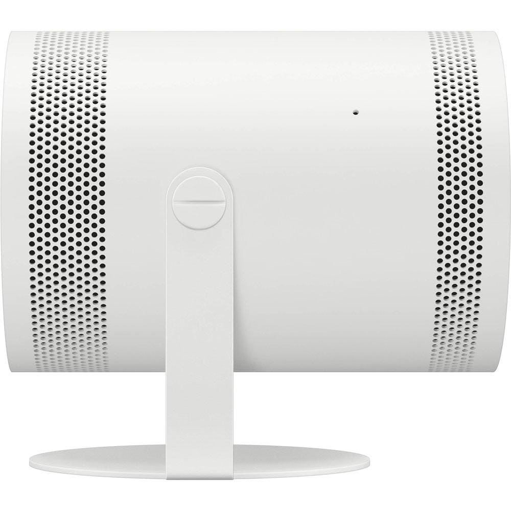 White Portable Smart LED Projector with 360 Sound and Alexa