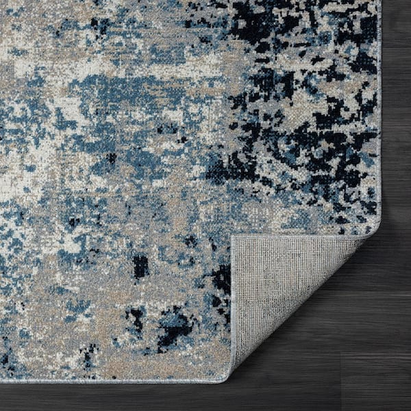 La Dole Rugs Red Blue Silver Grey Bordered Flat Pile Machine Washable Area Rug  Carpet Living Room Patio 5x7 8x10 7X9 feet - On Sale - Bed Bath & Beyond -  29352027