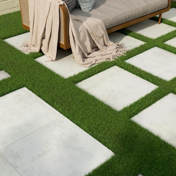 MSI Beton Blanco 2 cm. x 24 in. x 24 in. Matte PorcelainStone Look Paver Tile (2 Pieces/8 sq. ft./Case)