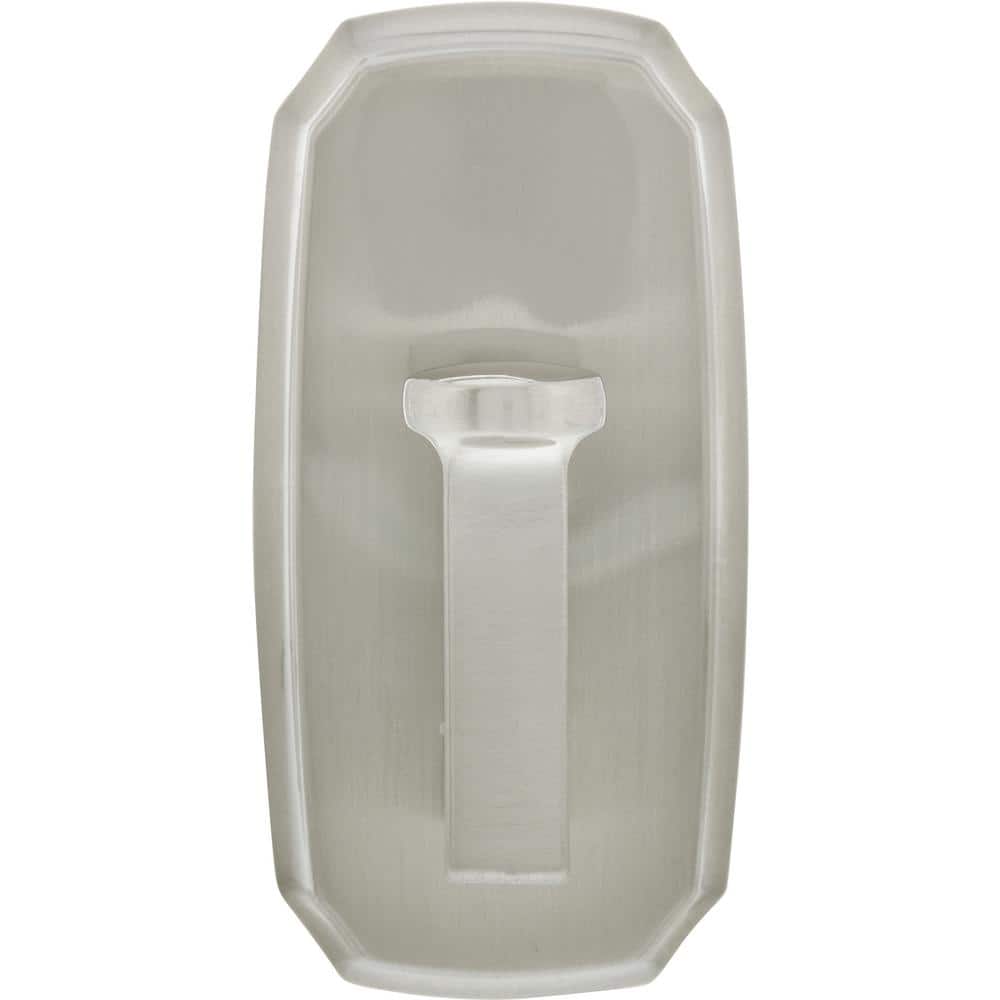 Small Satin Nickel Scalloped Metal Hook, 15 lbs Capacity