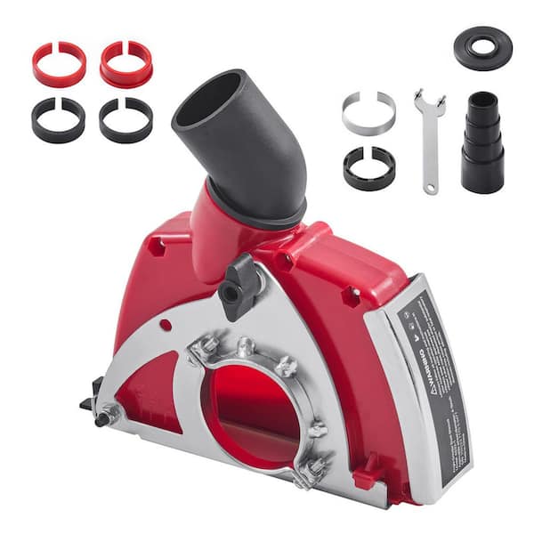 Universal Reconditioned Corded 5 in. Accessory Grinder with Dust Collection, Adjustable Depth Stops, Depth Adjustment