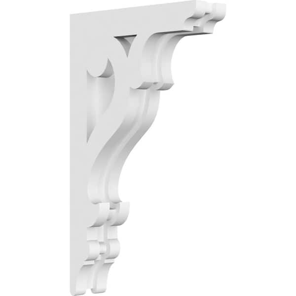 Ekena Millwork 1-7/8 in. x 12 in. x 7 in. PVC Brontes Corbel