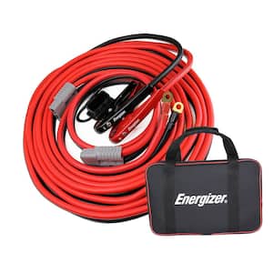 1-Gauge 30 ft. Jumper Cables with Quick Connect