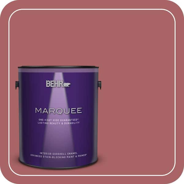 BEHR MARQUEE 1 gal. #PPU1-06 Rose Marquee Eggshell Enamel Interior Paint & Primer
