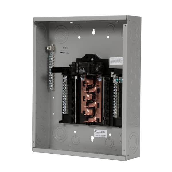 Square D 125-Amp 24-Circuit 12-Space Electric Main Breaker Load Center Panel Box 