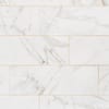 DaltileLuxeCraftCalacattaGoldMarble8in.x24in.GlazedCeramicWallTile(13.3sq.ft./Case)LC28824HD1P2-TheHomeDepot