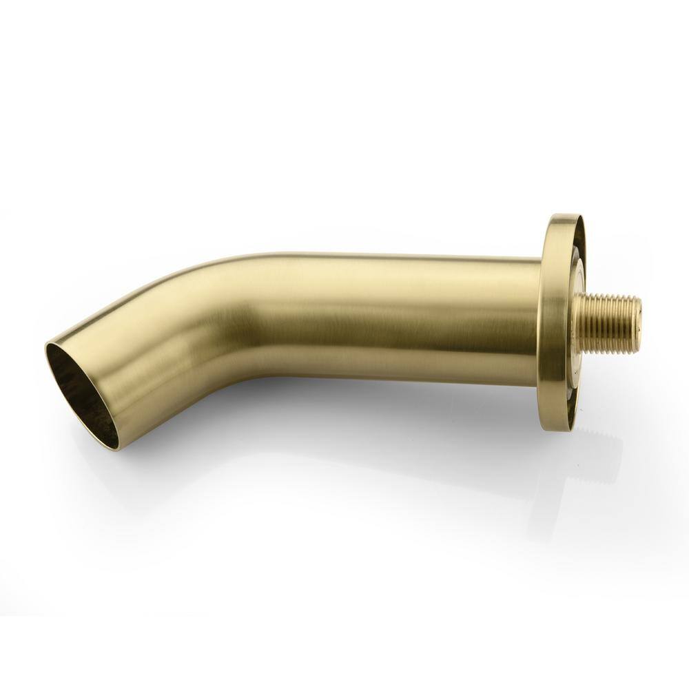 Brushed Gold Wall Mounted Rain Shower Faucet Set