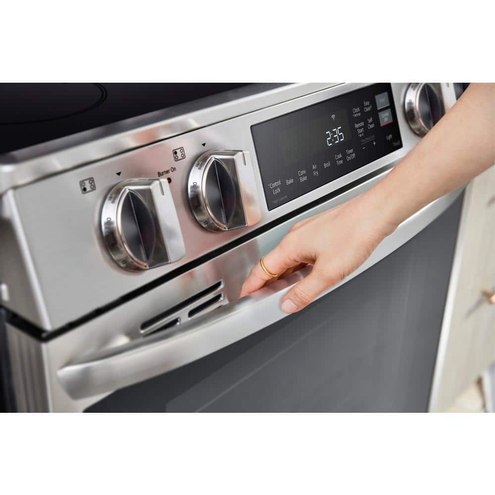Stainless Steel Smart Induction Slide-In Range with Convection