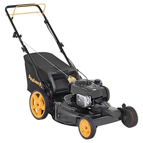 Poulan Pro 22 in. 150cc Briggs & Stratton 3-n-1 Front-Wheel Drive Gas Walk Behind Self Propelled Lawn Mower