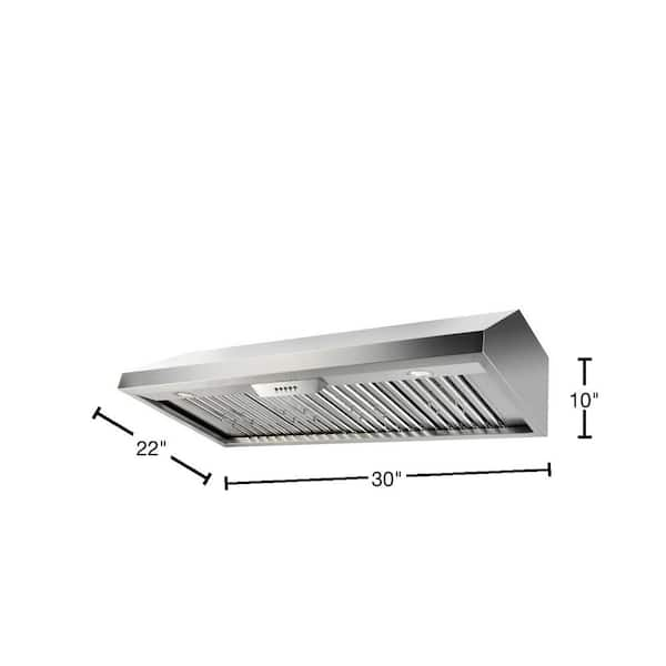 NXR - EH Professional Style Under Cabinet Range Hood, Stainless Steel