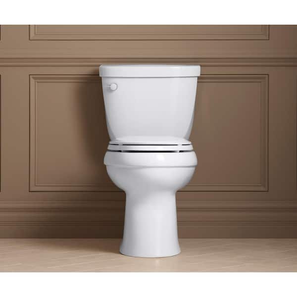 KOHLER Cachet Elongated Toilet Seat in White