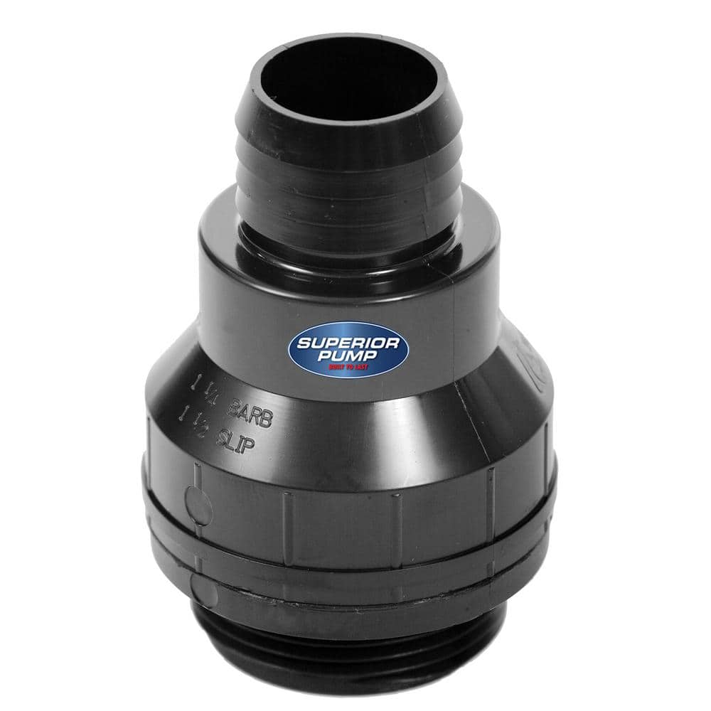Black Thermoplastic 1/3 HP Submersible Remote Sink Drain Pump System