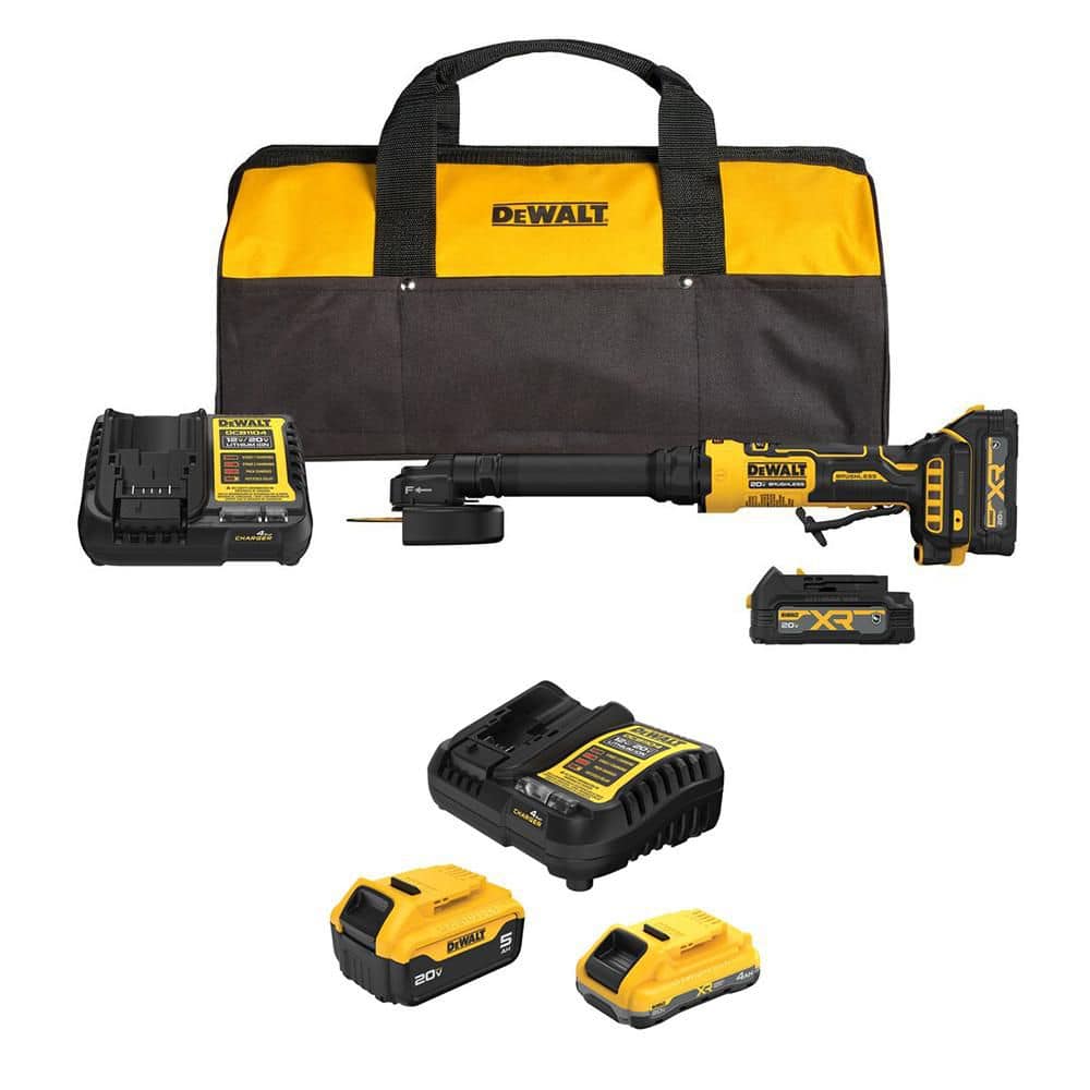 Atomic 20V MAX Lithium-Ion Cordless 4 in. Extended Cutoff Tool Kit with 5 Ah, 4 Ah and (2)1.7 Ah Batteries & (2)Chargers price history on PriceWatchPro