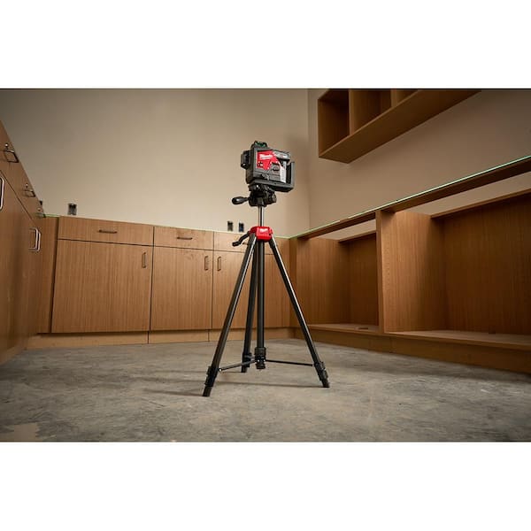 Milwaukee 72 in. Adjustable Laser Level Tripod 48-35-1411 - The Home Depot