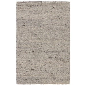 Lamay Gray/Brown 8 ft. x 10 ft. Solid Area Rug
