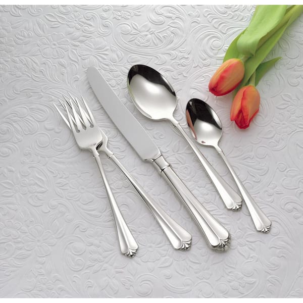 Oneida Pearl 18/10 Stainless Steel Tablespoon/Serving Spoons (Set of 12)  T163STBF - The Home Depot