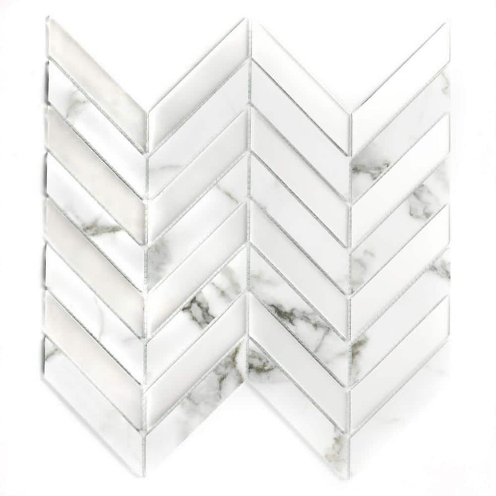 Have a question about ABOLOS Art Deco Carrara White 10 in. x 12 in ...