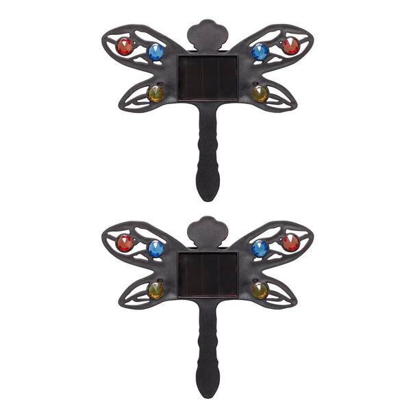 Westinghouse Solar Dragonfly Remington Bronze Outdoor Integrated LED Landscape Light (2-Pack)