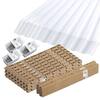 Suntuf 10 ft. x 12 ft. Corrugated Polycarbonate Roof Panel DIY Kit in Clear 402178