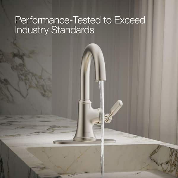 KOHLER Paces Single Handle Single Hole Bathroom Faucet in Vibrant