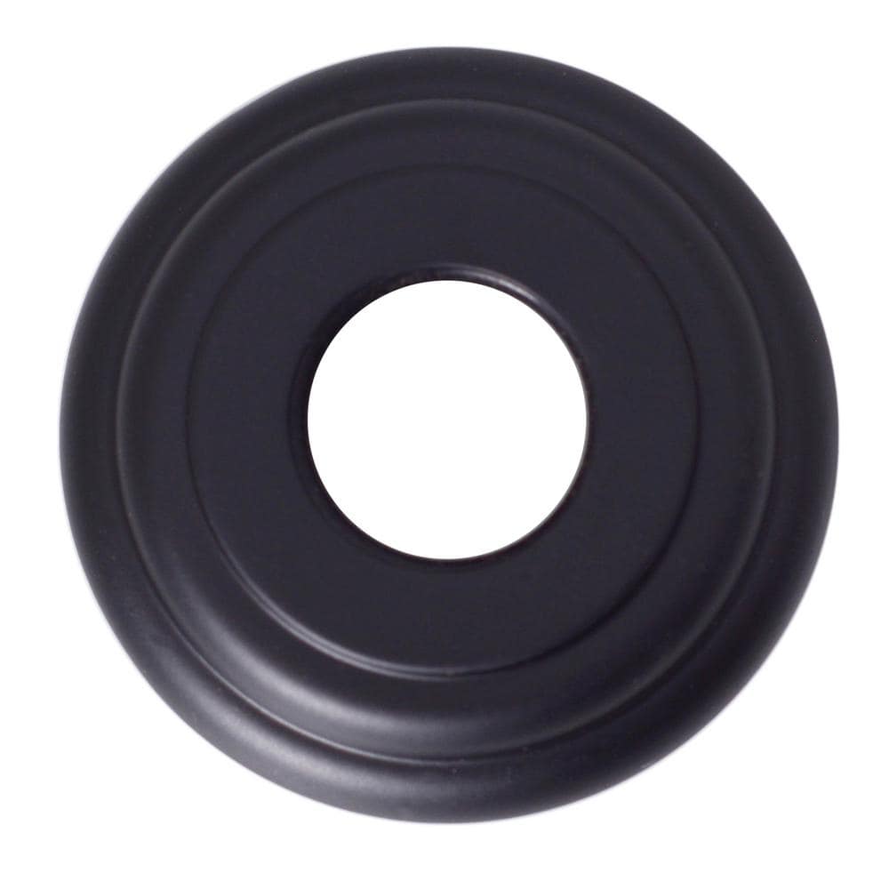 Matte Black Ceiling Mount Shower Arm with Flange
