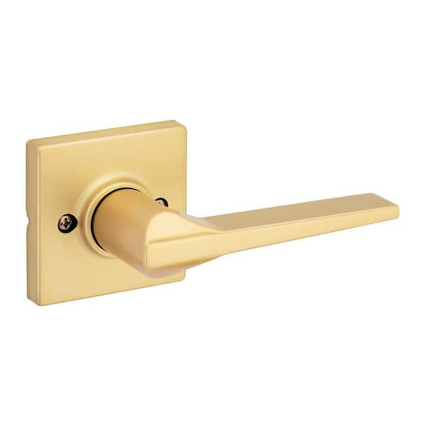 Hollis Satin Brass Square Half Dummy Door Handle