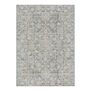 Indigo 2 ft. x 7 ft. Woven Tapestry Outdoor Area Rug