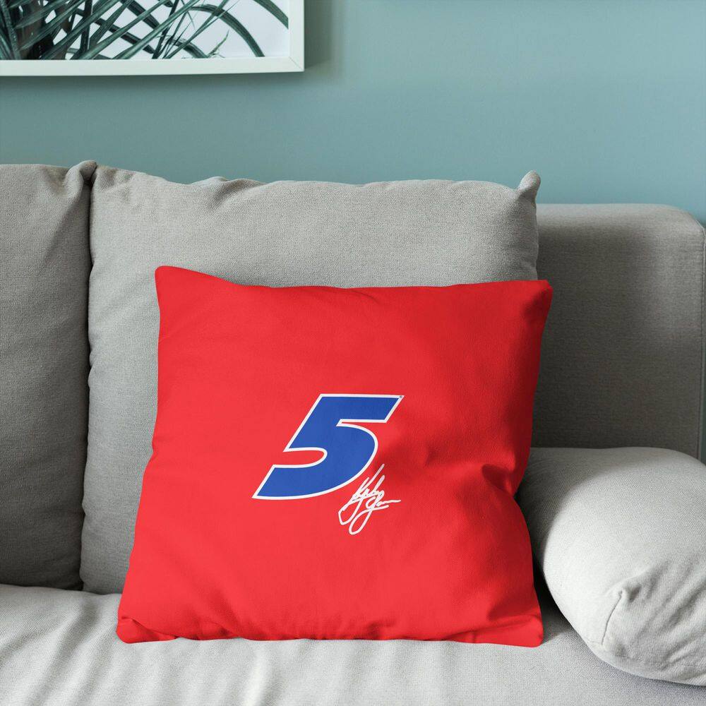 NASCAR Kyle Larson Simple Speed 18in x 18in Throw Pillow price history on PriceWatchPro