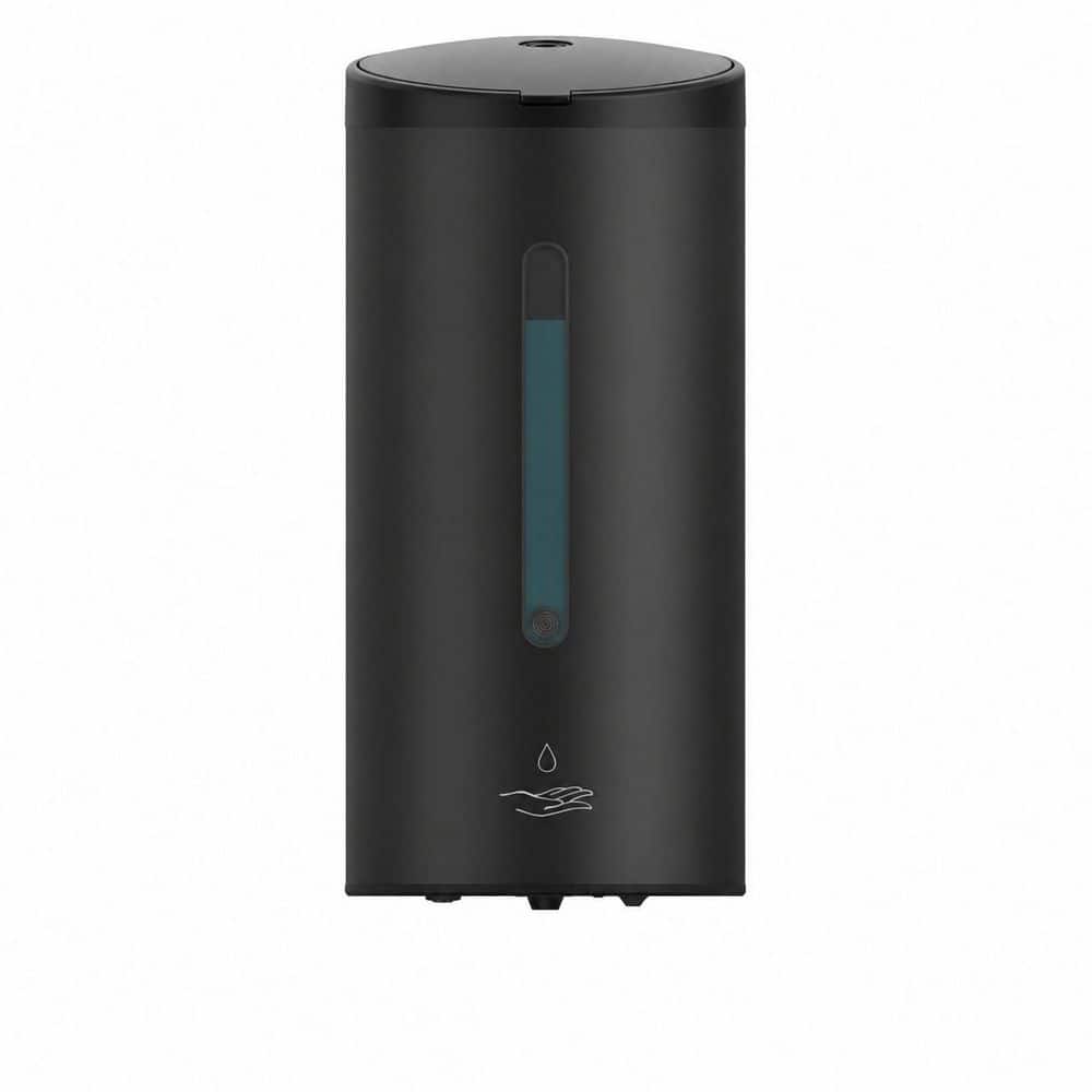 Matte Black Wall-Mount Touchless Liquid Soap Dispenser, 25 oz Stainless Steel for Bathroom or Kitchen