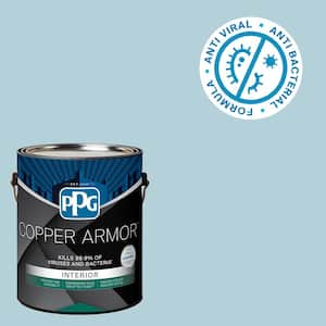 1 gal. PPG1151-3 Midsummer'S Dream Semi-Gloss Antiviral and Antibacterial Interior Paint with Primer