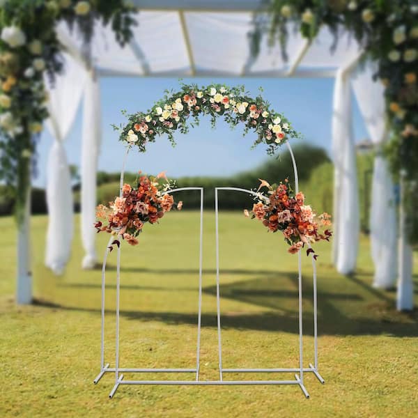 Custom 3pc/set Metal Wedding Arch Indoor Outdoor Backdrop Stand Flower –  sensfunbackdrops