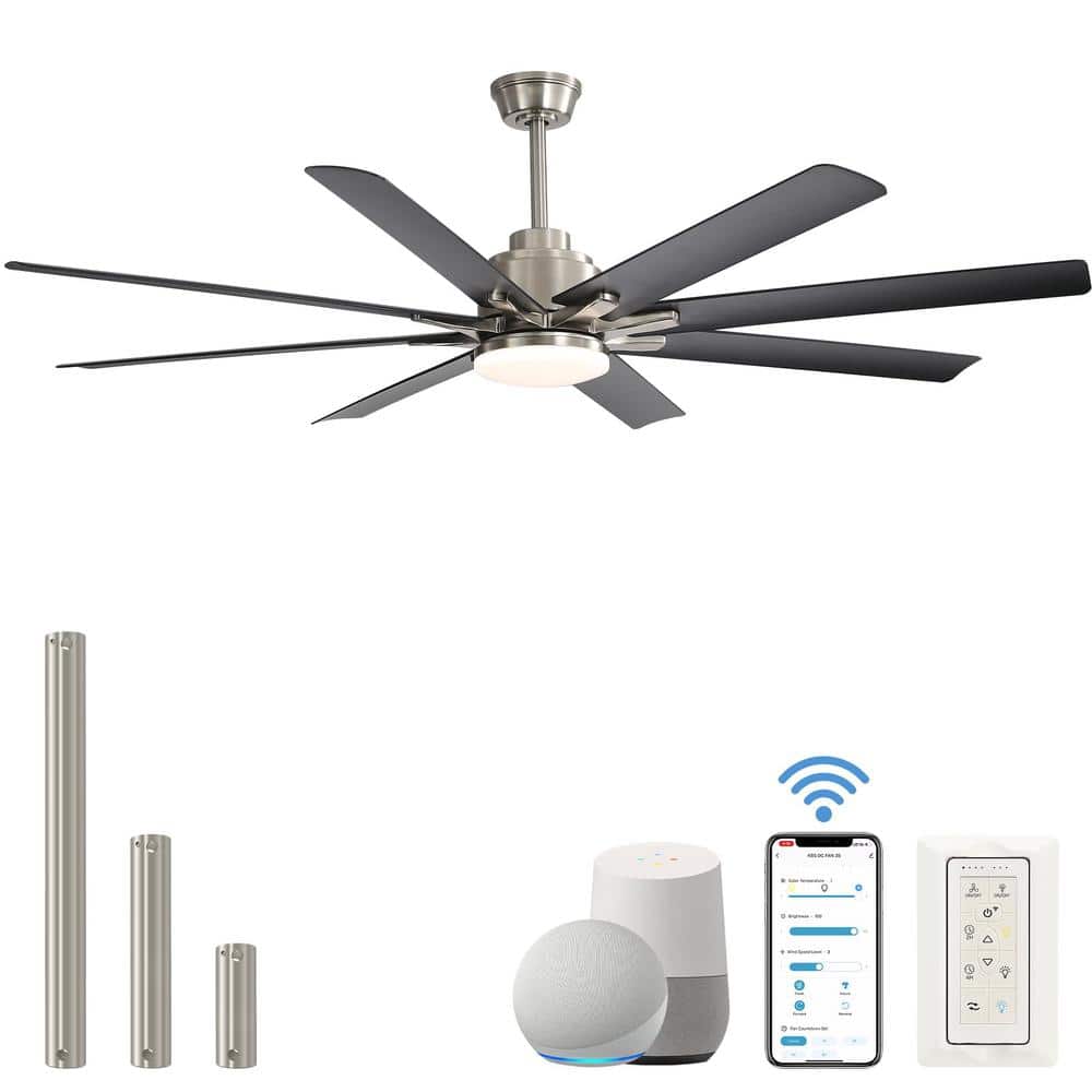 Black And Silver Ceiling Fan