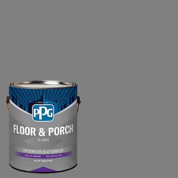 1 gal. PPG0996-5 Steamship Satin Interior/Exterior Floor and Porch Paint