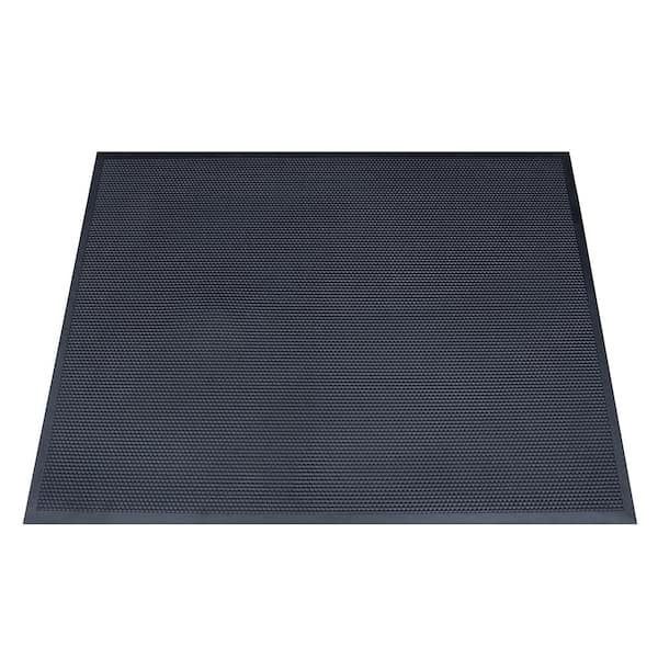 Under the Fridge Black 32 in. x 72 in. Rubber Indoor/Outdoor Kitchen Mat