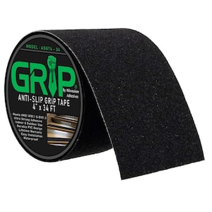 4 in. x 34 ft. Anti-Slip High Traction Safety Grip Tape for Stairs, Steps, Ladder