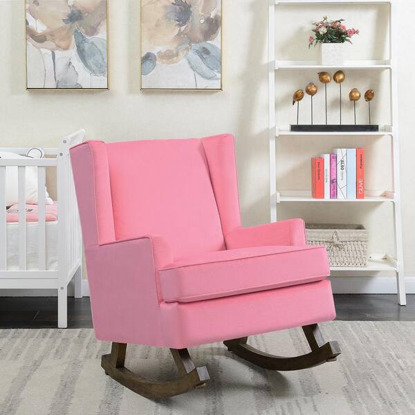 pink rocker glider