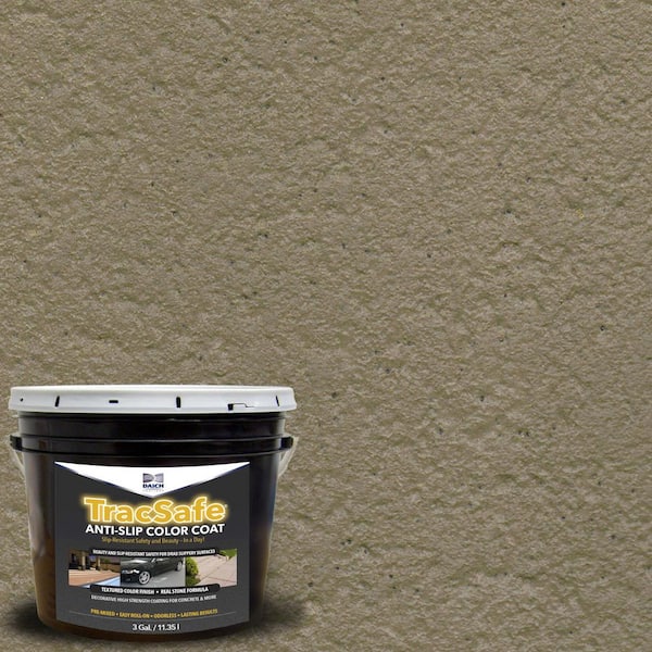DAICH - TracSafe 3 gal. Clay Brick Matte Anti-Slip Color Coat Interior/Exterior Concrete Paint