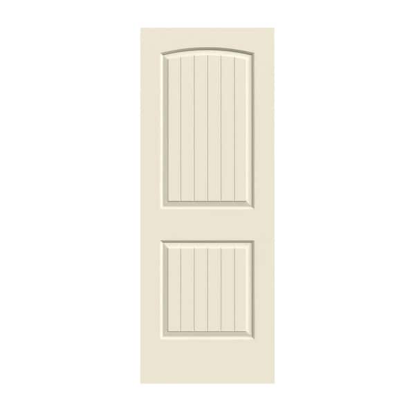 JELD-WEN 30 in. x 80 in. 2 Panel Santa Fe Primed Smooth Molded Composite Interior Door Slab