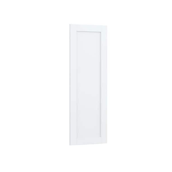 Hampton Bay Courtland 11.65 in. W x 35.25 in. H Kitchen Cabinet End Panel in Polar White