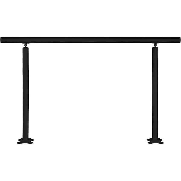 Fortress Building Products 8.5-in x 10-in Black Steel Deck Railing Completer Kit