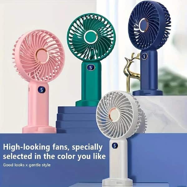 Goodern Portable Handheld Misting Fan With Digital Display,5000mAh USB Rechargeable Handheld Personal Mister Fan 90° Foldable Mini Desk Fan 5 Wind Speed Water Spray Mist Fan For Travel Outdoor Makeup Price In