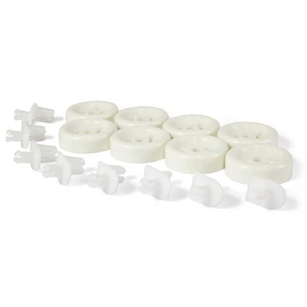 WEN Handyman Dishwasher Dish Rack Roller Kit, 8 Pack (OEM Part Number WD35X21038)