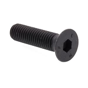1/2 in.-13 x 2 in. Black Oxide Coated Steel Hex Allen Drive Flat Head Socket Cap Screws (10-Pack)