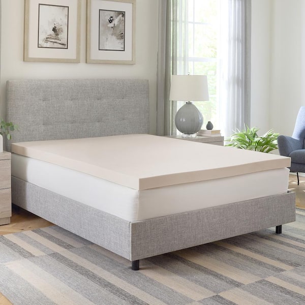 BODIPEDIC Essentials 3 in. California King Copper Infused Memory Foam Mattress Topper