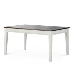 Caylie Ivory And Driftwood Fix Top Dining Table