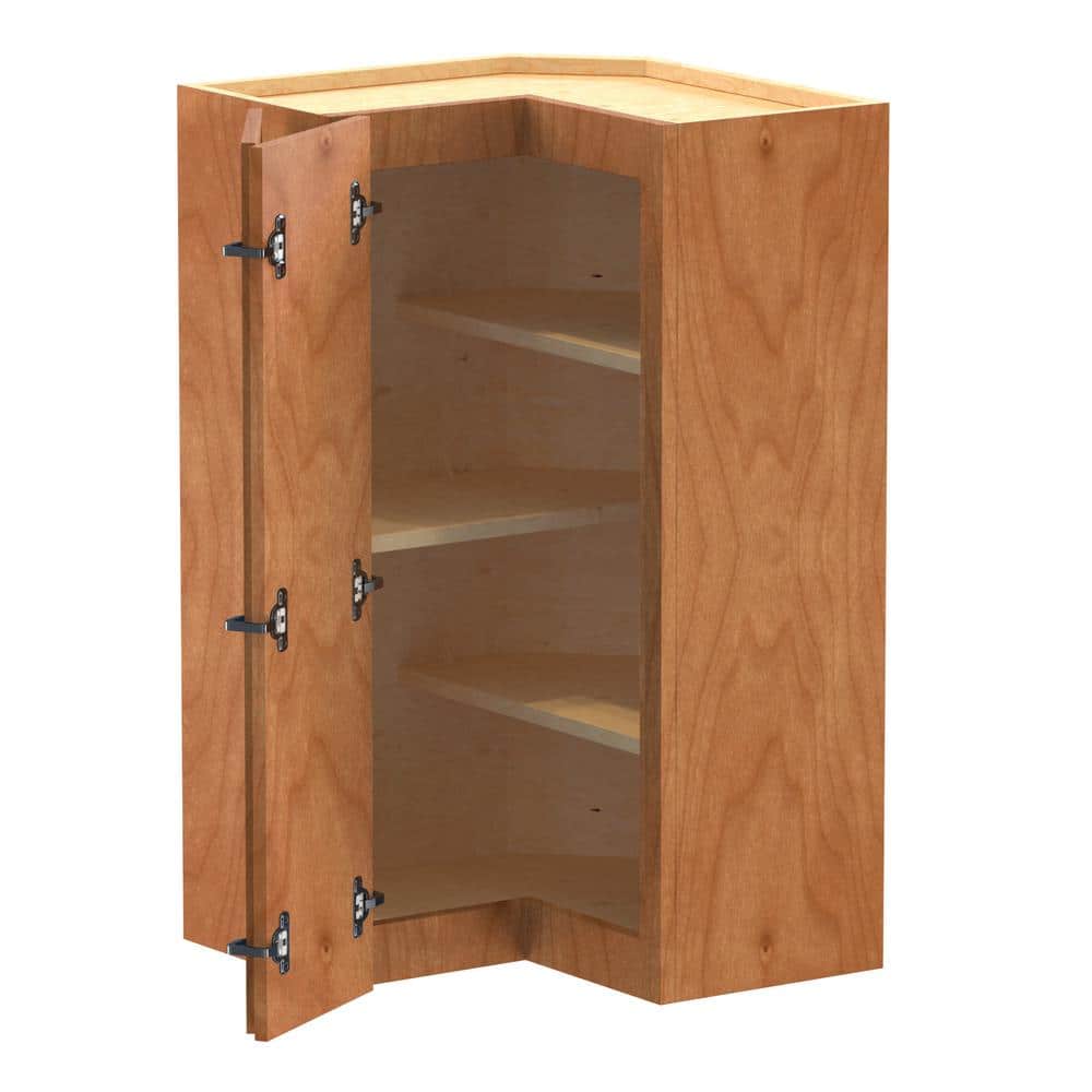 Newport 21 in. W x 12 in. D x 36 in. H Assembled Plywood Corner Wall Kitche