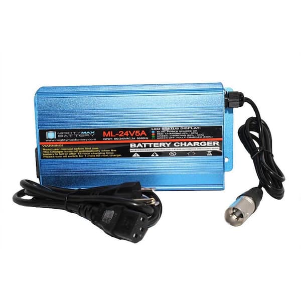 24V 5A Battery Charger for Hoveround/Lakematic