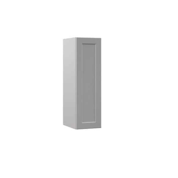 Hampton Bay Designer Series Melvern Assembled 9x30x12 in. Wall Kitchen Cabinet in Heron Gray